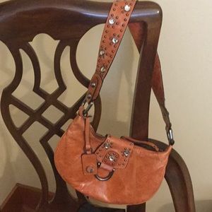 Guess Collection Studded Bag with Tassel & Dust Bag